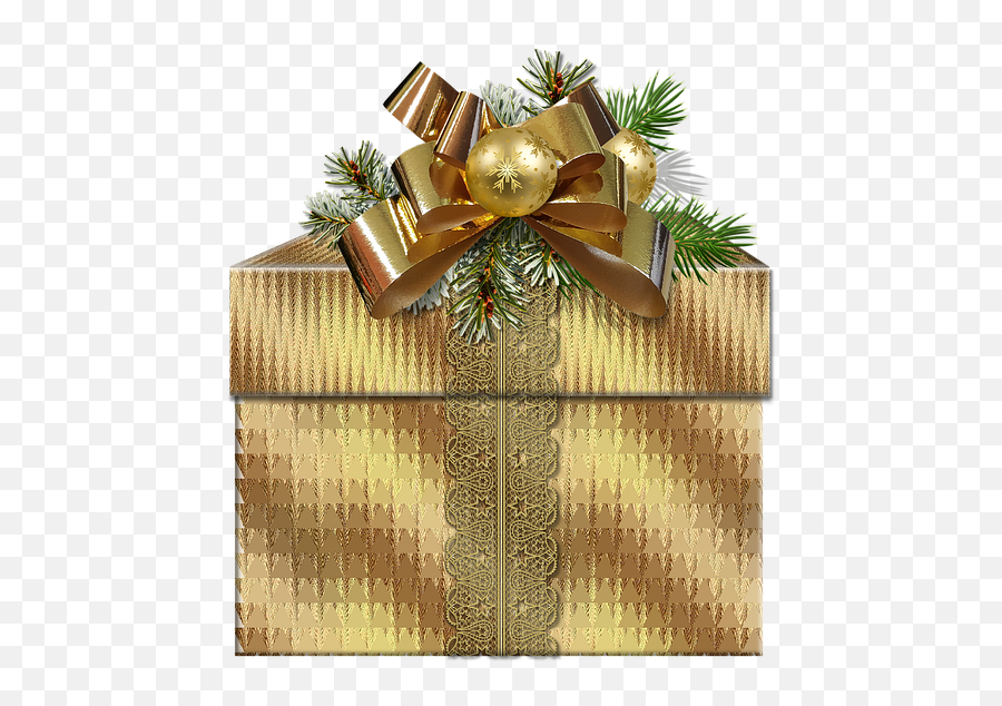 Christmas Box Graphics - Christmas Ornament Emoji,Christmas Present Emoji