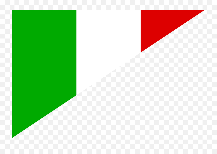 Diagonal Flag Italy Tl - Italy Flag Png Diagonal Emoji,Italy Flag Emoji