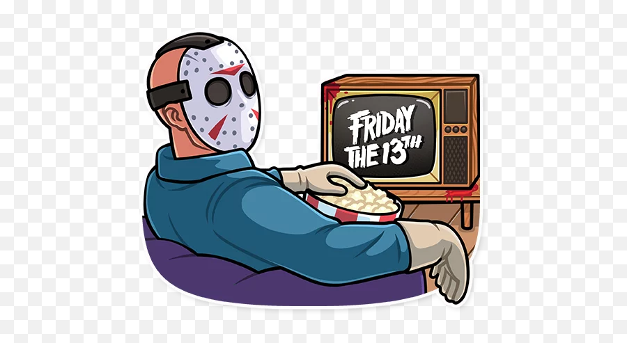 Friday The 13th Stickers For Telegram - Friday The 13th Part Emoji,Friday The 13th Emoji