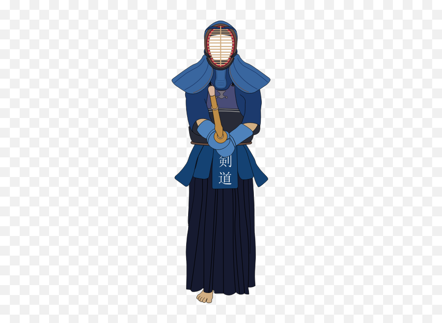 Kendo Uniform Vector Image - Kendo Japanese Martial Arts Emoji,Sword Emoji