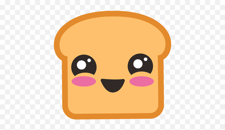 Cute Toast Emoji - Toast Emoji,Cute Emoji