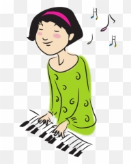 Womens Music Instrument Piano Playing - Play An Instrument Clipart Emoji,Emotional Keyboard