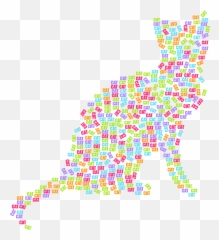 Cat Kitty Kitten Feline Animal - Word Cloud Emoji