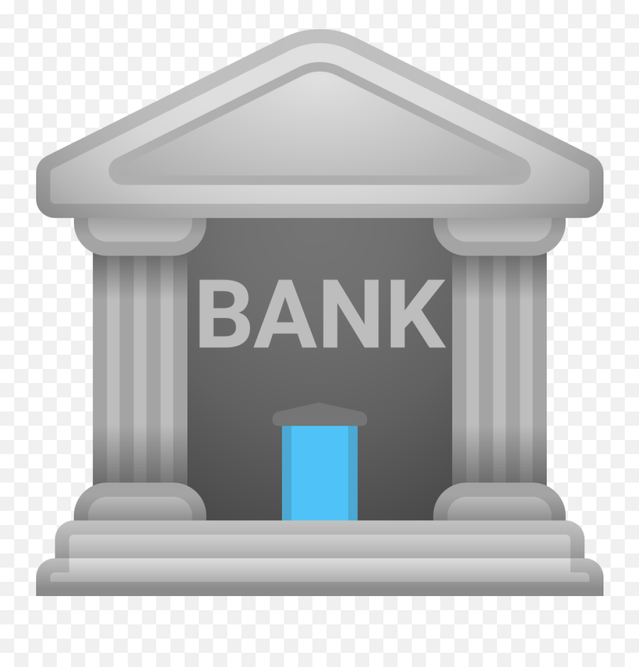Bank Icon - Emoji Banque,Flag Bank Emoji
