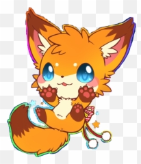 Fox Clipart Kawaii Transparent Free For Download - Cute Drawings Emoji
