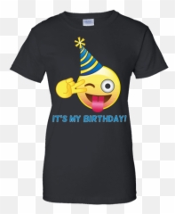 My Birthday Peace Sign With Party Hat - Playeras De Emojis Para Cumpleaños