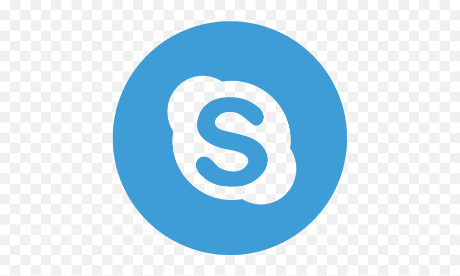 Circle Skype Icon - Circle Skype Logo Png Emoji,Skype Emoticons Codes