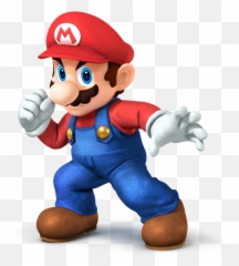 Mario Png - Mario Bros Super Smash Bros Emoji,Emoji Super Mario