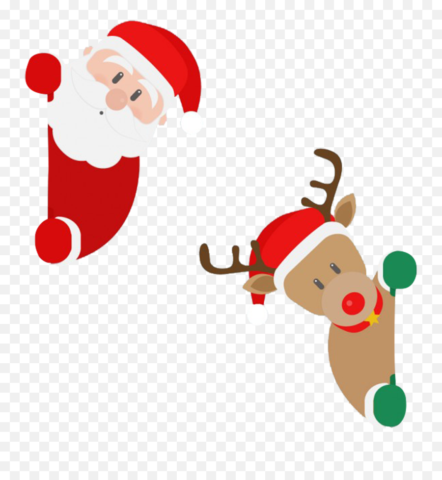 Royalty Free Merry Christmas Santa - Clip Art Santa Transparent Background Emoji,Xmas Emoticons