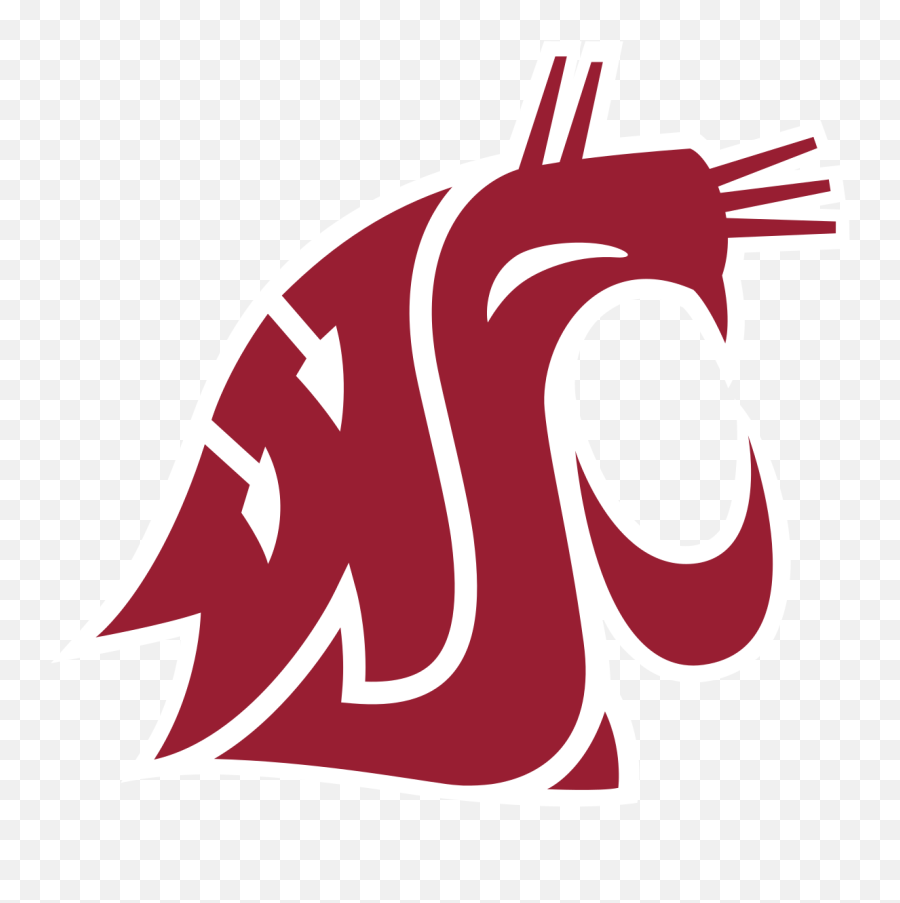 Washington State Cougars - Wsu Cougar Logo Png Emoji,Wrestling Emoji