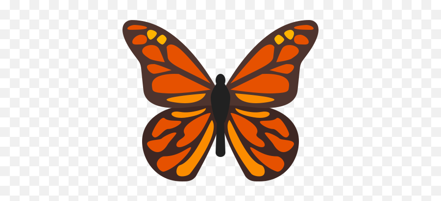 Monarch Butterfly Icon - Danaus Plexippus Emoji,Moth Emoji