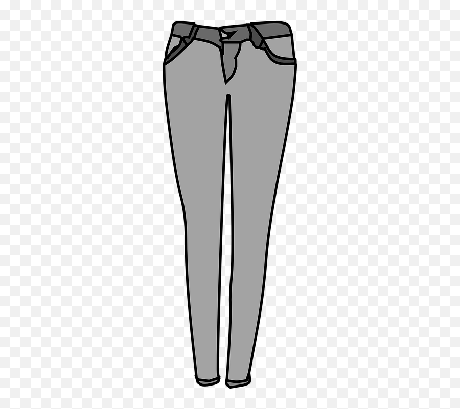 Jeans Tight Pants - Png Grey Pants Clipart Emoji,Emoji Shirt And Pants