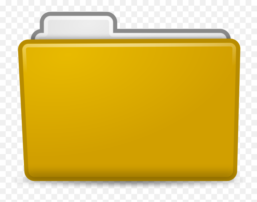 Download Free Png Yellow Folder Icon - Dlpngcom Folder Icon Clipart Emoji,Folder Emoji