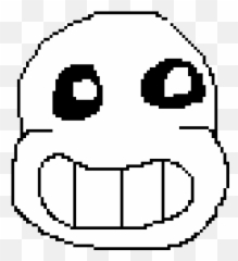 Pixilart - serious Sans by sansjoltga60 Emoji