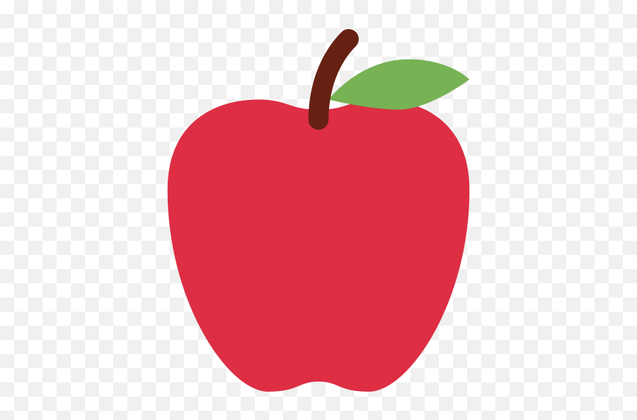 Red Apple Emoji - Free Apple Clipart,Apple Emoji Png