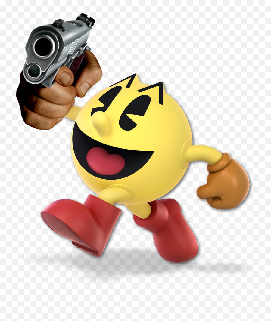 Raymanhasagun On Twitter Smashbrosultimate Gunu2026 - Pac Man Super Smash Bros Ultimate Emoji,Emoticon Gun