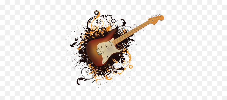 Guitar Png And Vectors For Free Download - Dlpngcom Music Guitar Logo Png Emoji,Bass Guitar Emoji