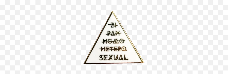 Sexual Pin - Triangle Emoji,Illuminati Triangle Emoji