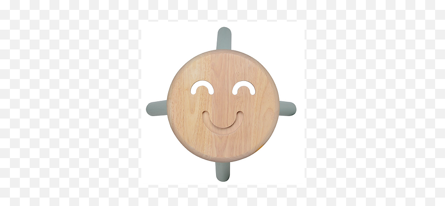 00148 - 00151 Emoji Stool Plywood,Nervous Emoji Transparent