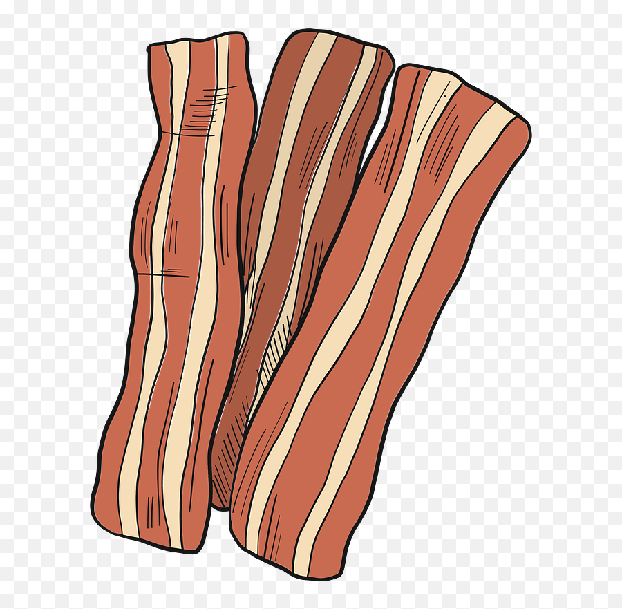 Bacon Slices Clipart - Clip Art Emoji,New Bacon Emoji