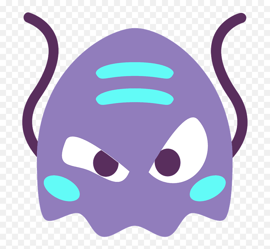 Alien Monster Emoji Clipart - Monster Alien Emojione,Ufo Emoji