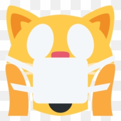 Emoji Remix on Twitter Scream cat Mask - Happy