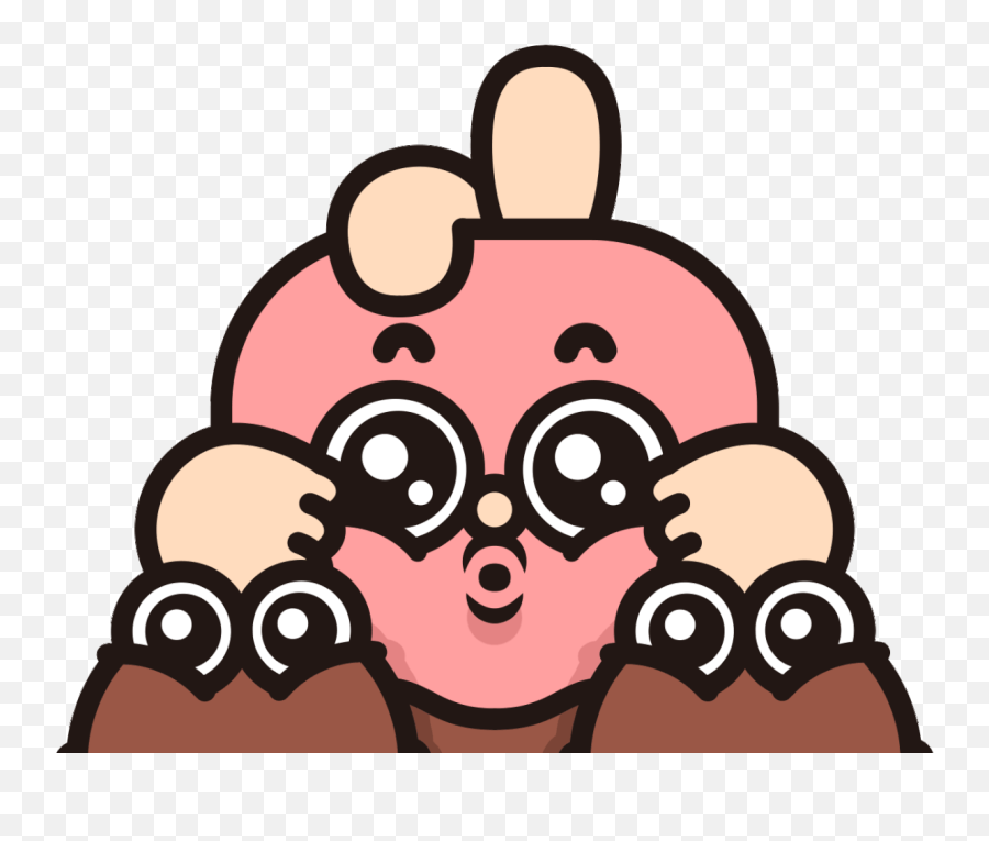 Choco Bunny U0026 Coco On Behance - Dot Emoji,Bunny Text Emoji