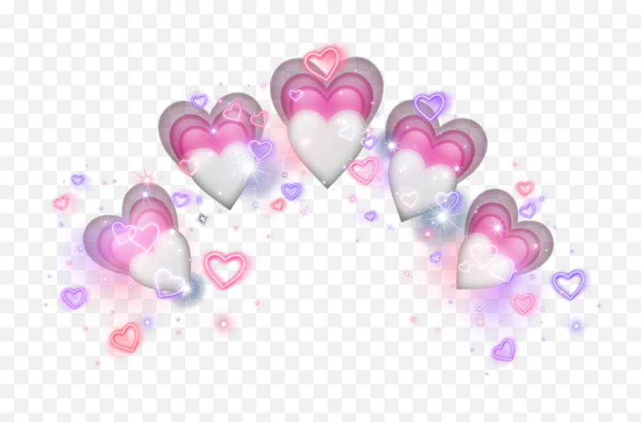 Heart Hearts Crown Crowns Emoji Sticker - Girly,Emoji Proud