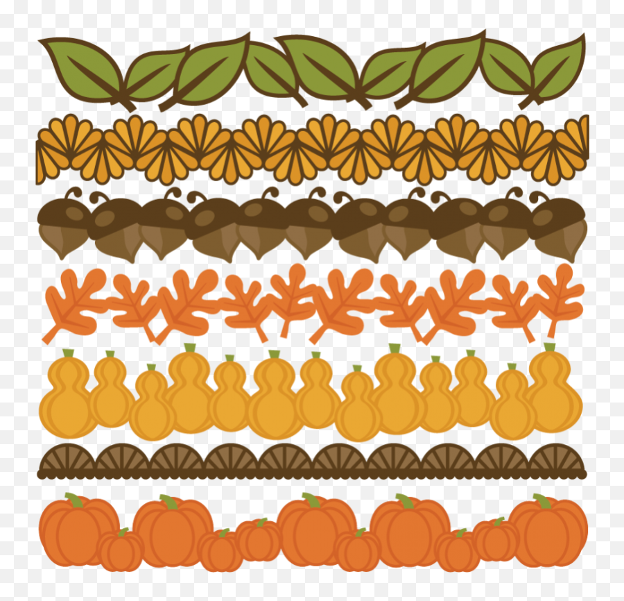 Pin On Education - Cute Fall Clipart Borders Emoji,Free Thanksgiving Emoji