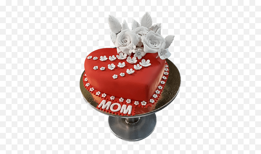 1 Kg Heart Shaped Cake For Mom - Heart Shaped Cakes For Mom Emoji,Brownie Emoji