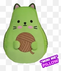 Mini Avocato Scented Foodie Pillow - Cartoon Emoji,Porcupine Emoji