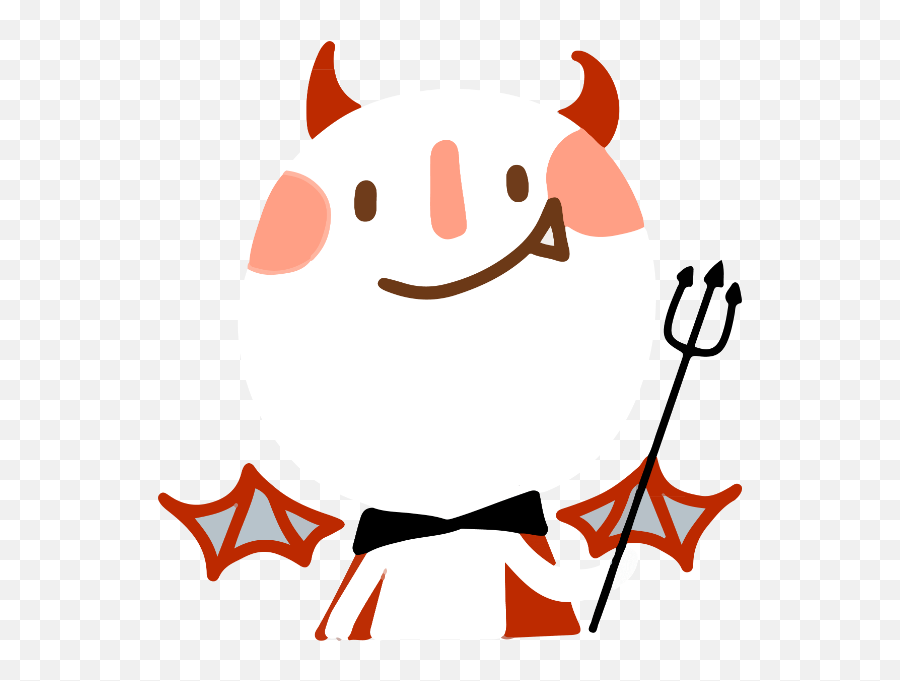 Free Online Little Demon Halloween Emoji Vector For - Cartoon,Demon Emoji