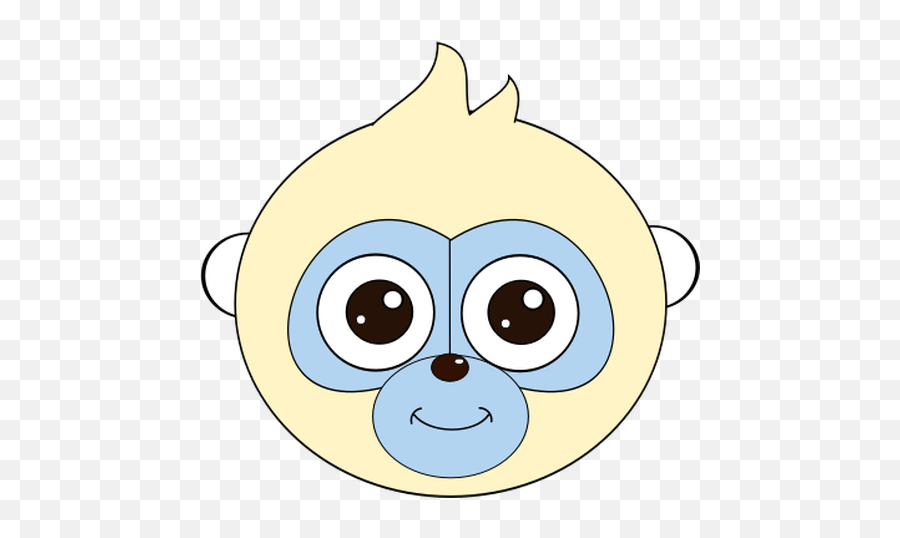Monkey Head Vector Clip Art - Clip Art Emoji,Thinking Emoji