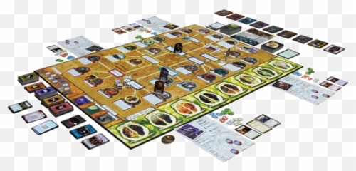 Top 5 Spooky Games For Halloween - Arkham Horror Game Set Up Emoji,Emoji Board Game