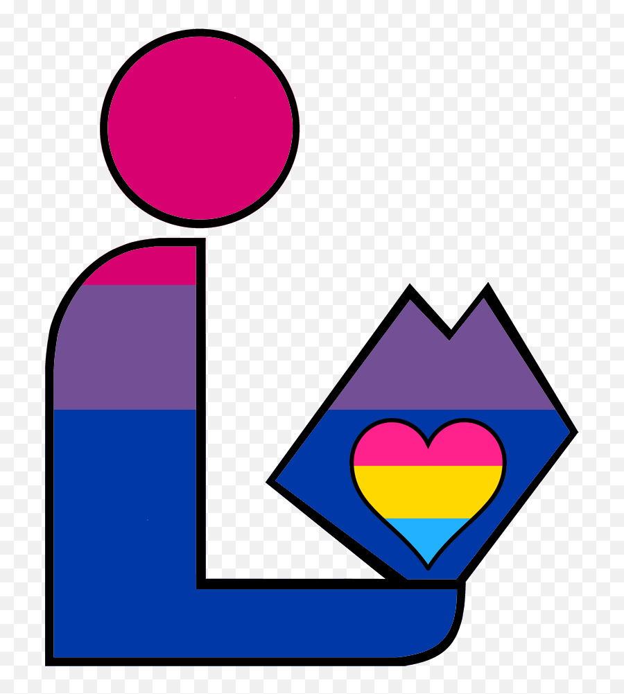 Bisexual Panromantic Pride Library - Pride Library Emoji,Bi Pride Flag Emoji