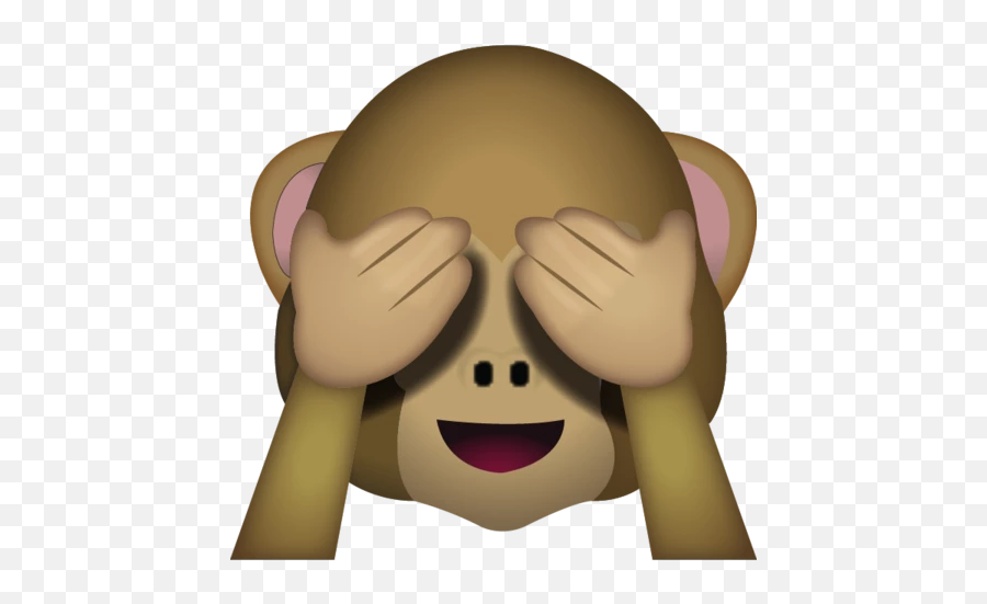 See No Evil Monkey Emoji - Monkey Emoji See No Evil,Monkey Emoji