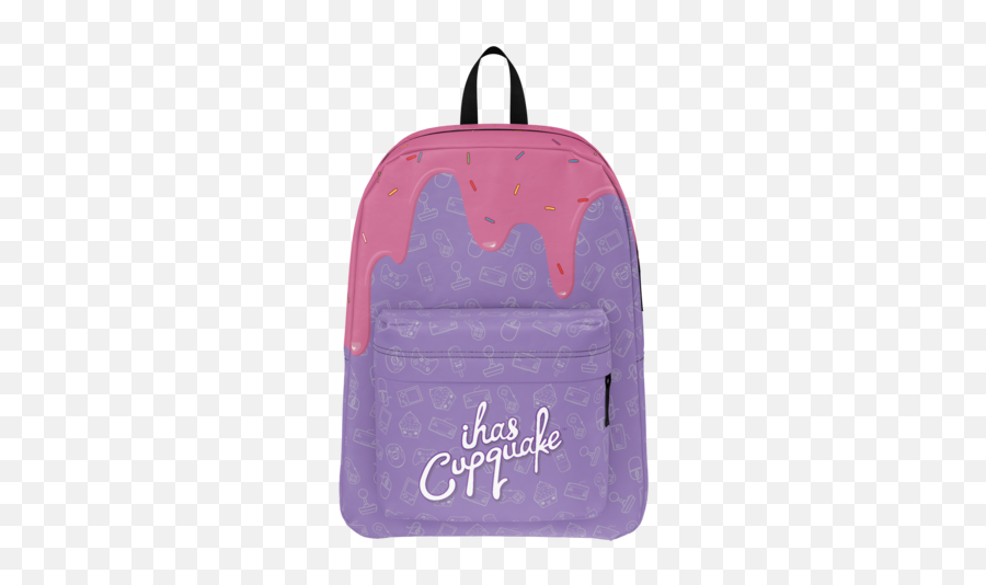 Ihascupquake Pink Sprinkles Backpack - Ihascupquake Emoji,Emoji Bookbags