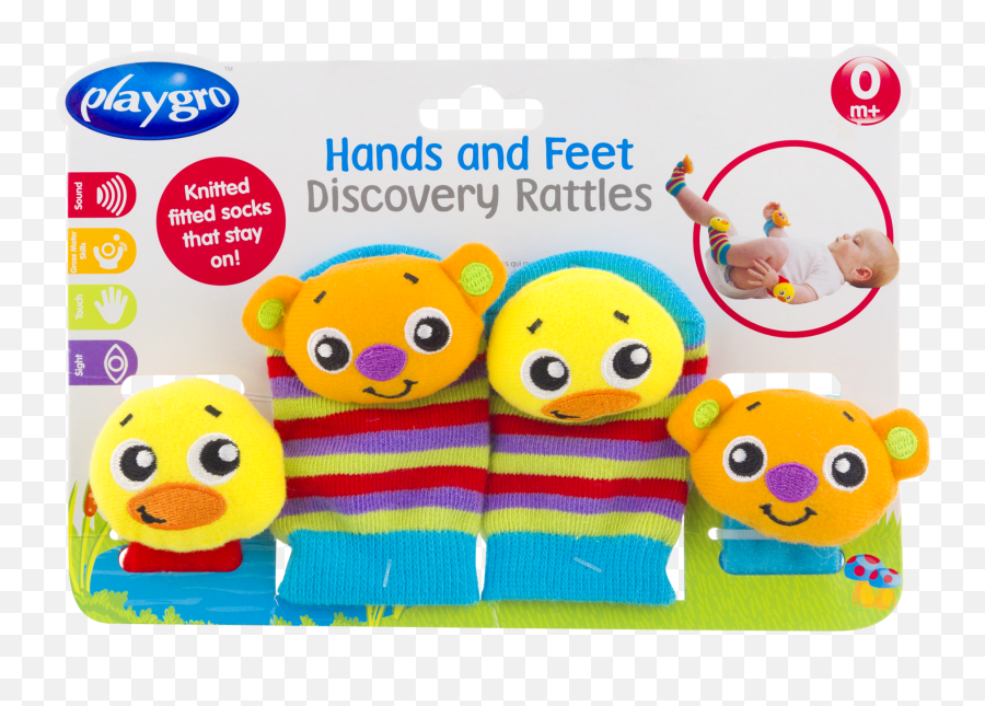 Playgro Hands And Feet Discovery Rattle - Playgro Emoji,Gross Emoticon