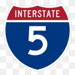 I - Interstate 5 Sign Emoji