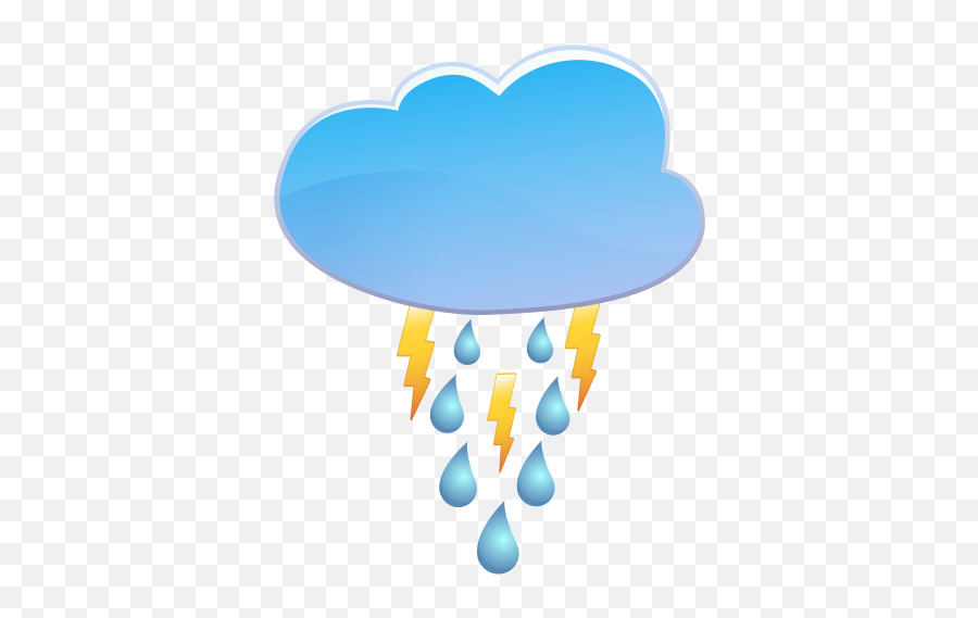 Pin - Rain Clip Art Png Emoji,Thunder Emoji