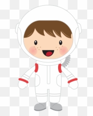 Little Boy Astronaut - Cartoon Astronaut Clipart Png Emoji,Astronaut Emoji