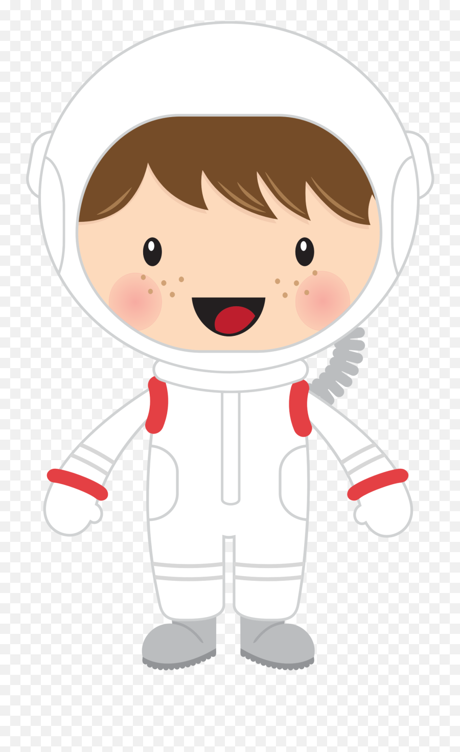 Little Boy Astronaut - Cartoon Astronaut Clipart Png Emoji,Astronaut Emoji