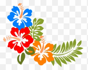 Hawaiian Vector Art Clipart - Cartoon Hawaiian Flowers Emoji,Emoji For Hawaii