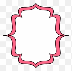 Full Page Pink Double Bracket Frame - Clipart Red Emoji