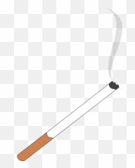 Free Cigarette No Smoking Vectors - Cigarro Con Humo Png Emoji