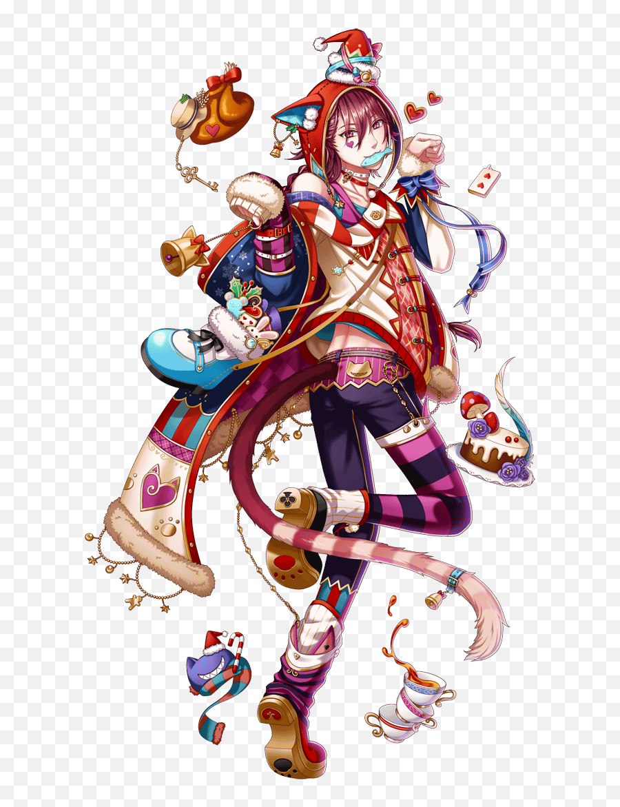 Cheshirecat Cheshire Cat Kinpri Yume100 Aliceinwonderla - Cheshire Cat Anime Boy Emoji,Cheshire Cat Emoji
