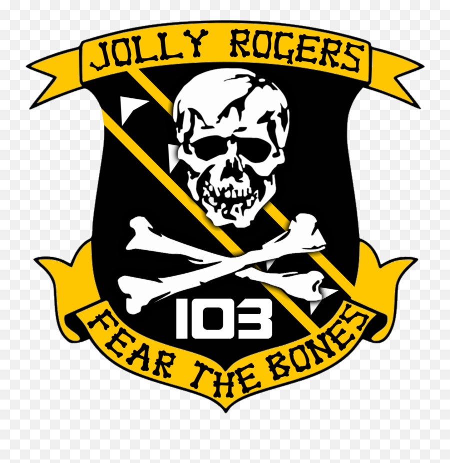 Bsg Vfs - 103 Jolly Rogers Squadron Insignia By Viperaviator Jolly Rogers Logo Emoji,Jolly Roger Emoji