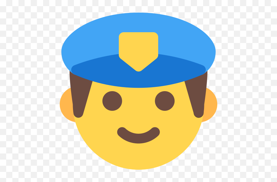 Police - Clip Art Emoji,Police Emoticon