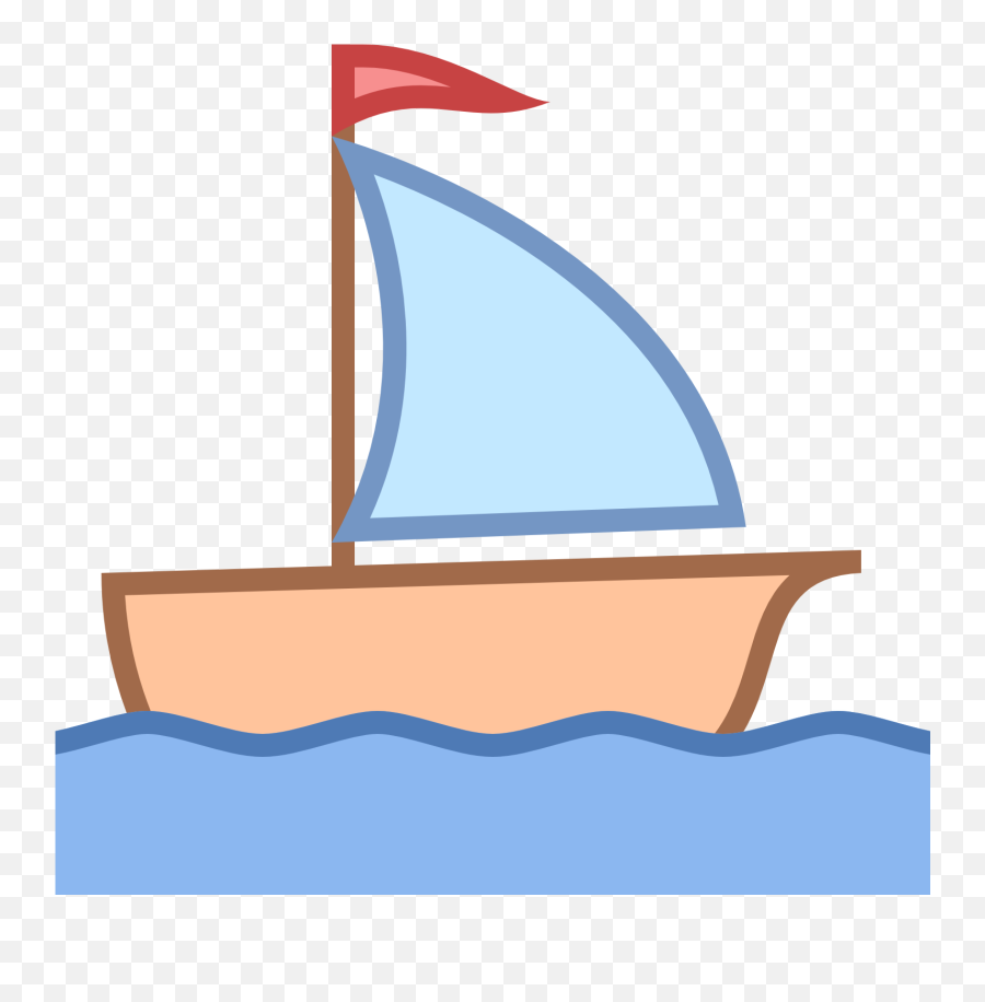 Sailing Boat Clipart Little Boat - Transparent Background Boat Clipart Emoji,Sailboat Emoji