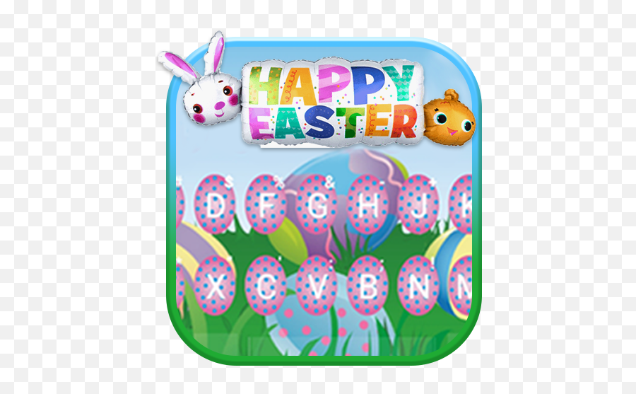 Easter Eggs Keyboard Theme - Clip Art Emoji,Easter Emoji Copy And Paste